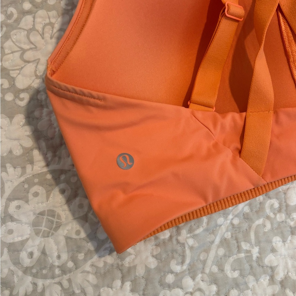 Lululemon Athletica Vibrant Orange Sports Bra - Picture 5 of 6